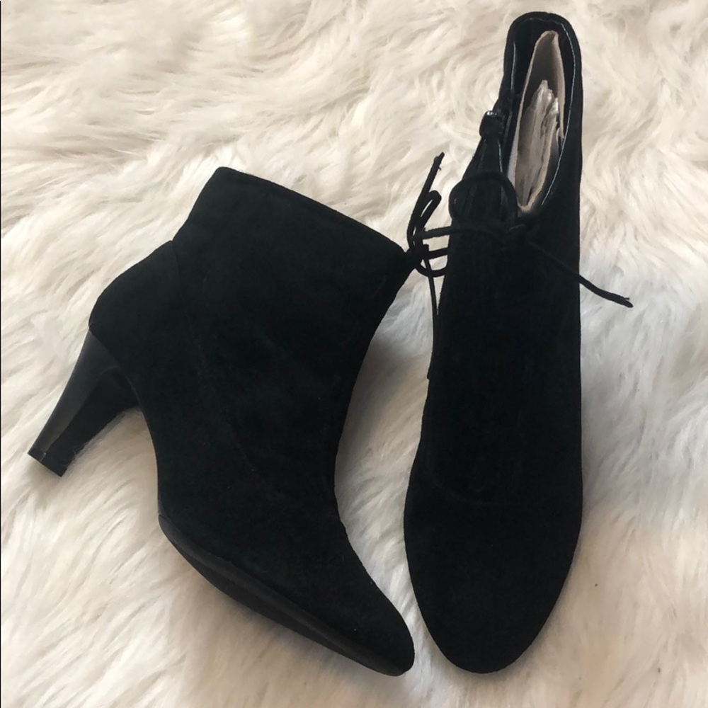 Adorable suede booties